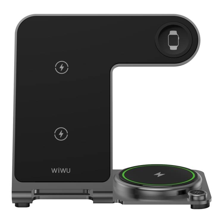 WiWU Wi-W005 Power Air Experience Convenient 3 in 1 Wireless Charging with 15W Fast Charging