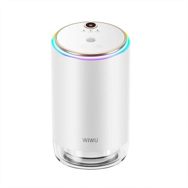 WiWU Starry Ambient Aroma Diffuser – Adjustable Car Air Freshener with LED Light