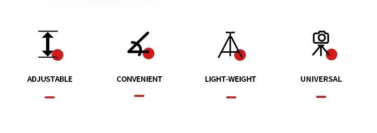 Jmary MT38 Heavy-Duty Extendable Aluminum Tripod Stand Lightweight & Adjustable