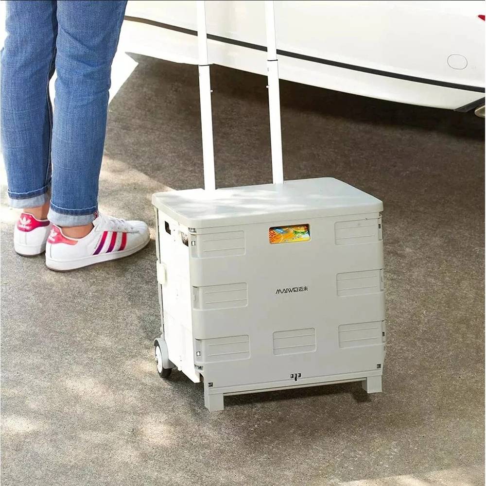 Xiaomi MAIWEI 55L Portable Folding Trolley Storage Case with Wheels