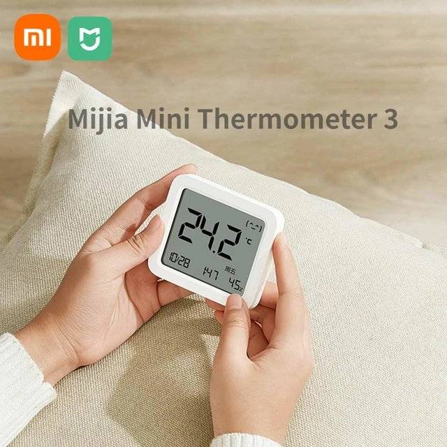 Xiaomi Mijia Smart CR2450 Thermometer Hygrometer 3 with LCD Bluetooth Display