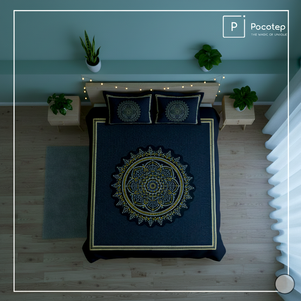 100% Twill Cotton King Size Bedsheet