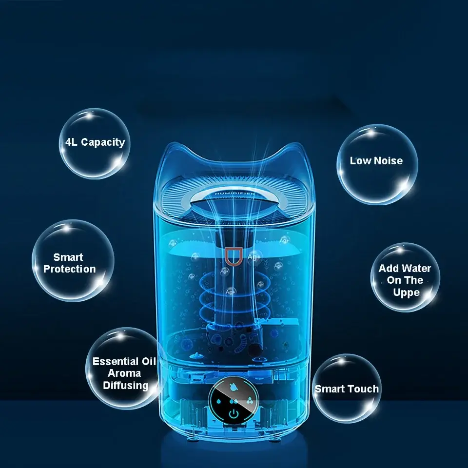 K6 USB Rechargeable 4L Air Humidifier