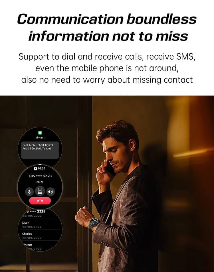 Valdus VD47 Pro Smartwatch 1.43″ AMOLED 5ATM Waterproof Built-In Flashlight