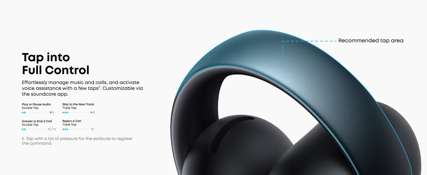 Soundcore AeroClip A3388 Open-Ear Clip-On Earbuds with AI Mics & Powerful Bass