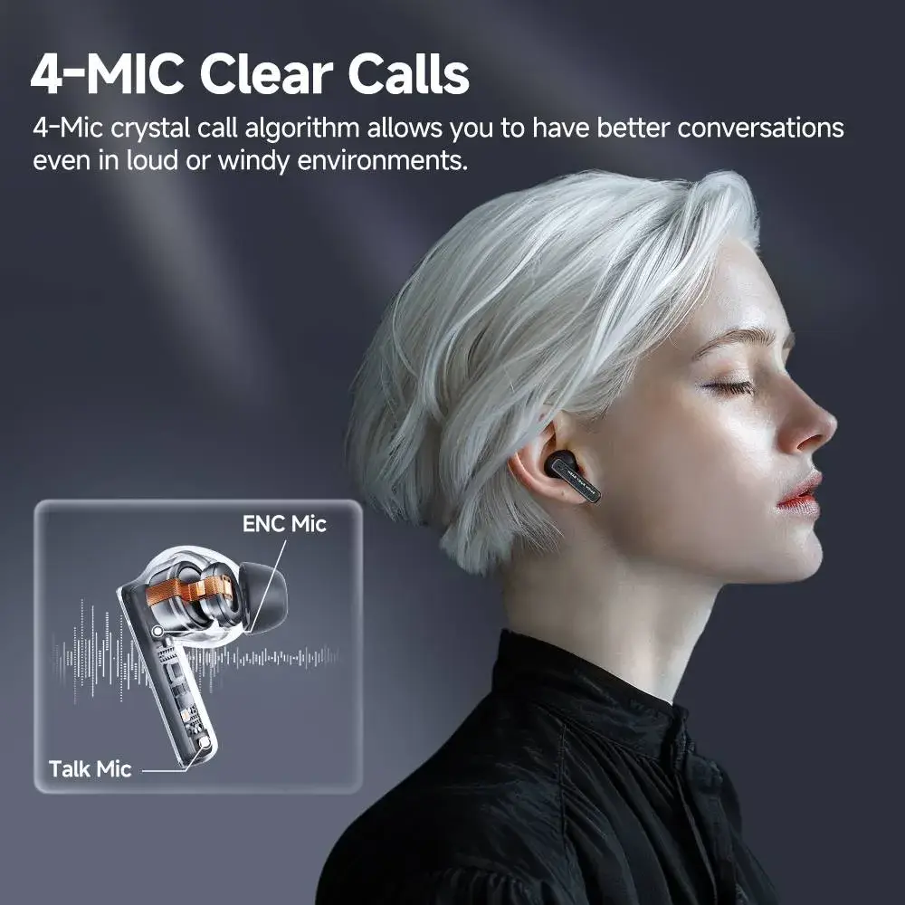 QCY MeloBuds Neo T31 Sci-Fi Aesthetic Wireless Earbuds