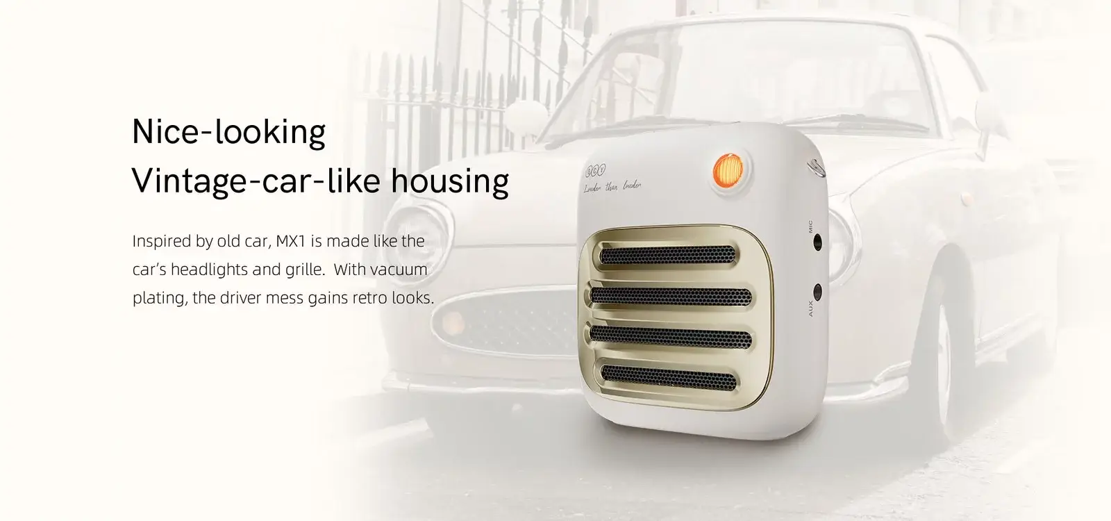 QCY MX1 Portable Wireless Bluetooth Speaker