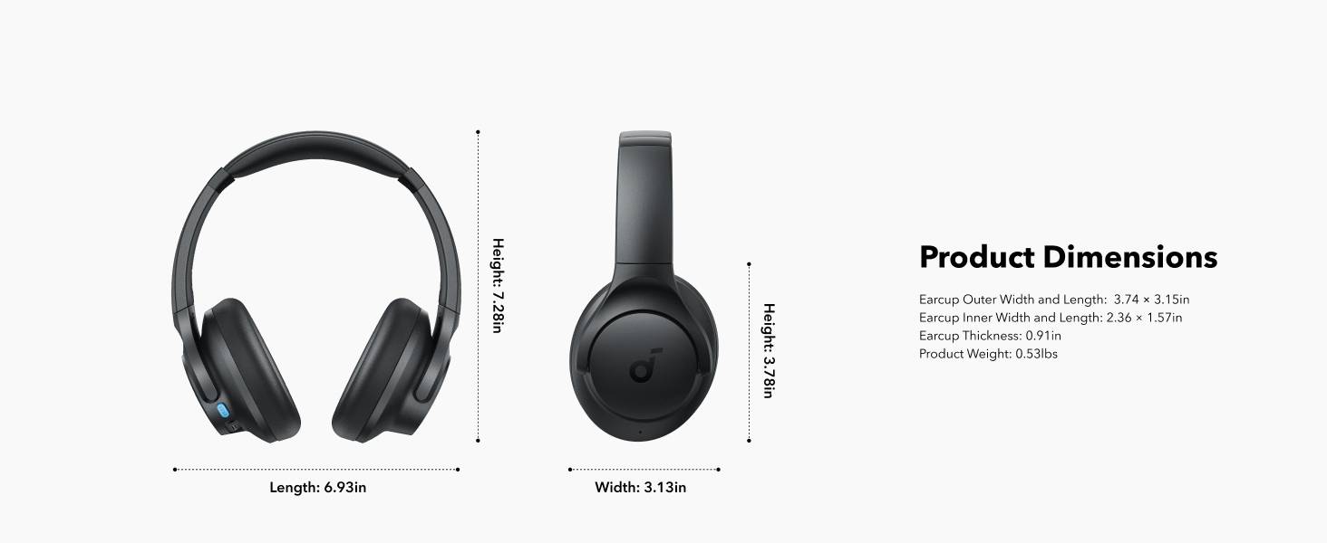 Anker Soundcore Q11i Over-Ear Wireless Bluetooth Headphones