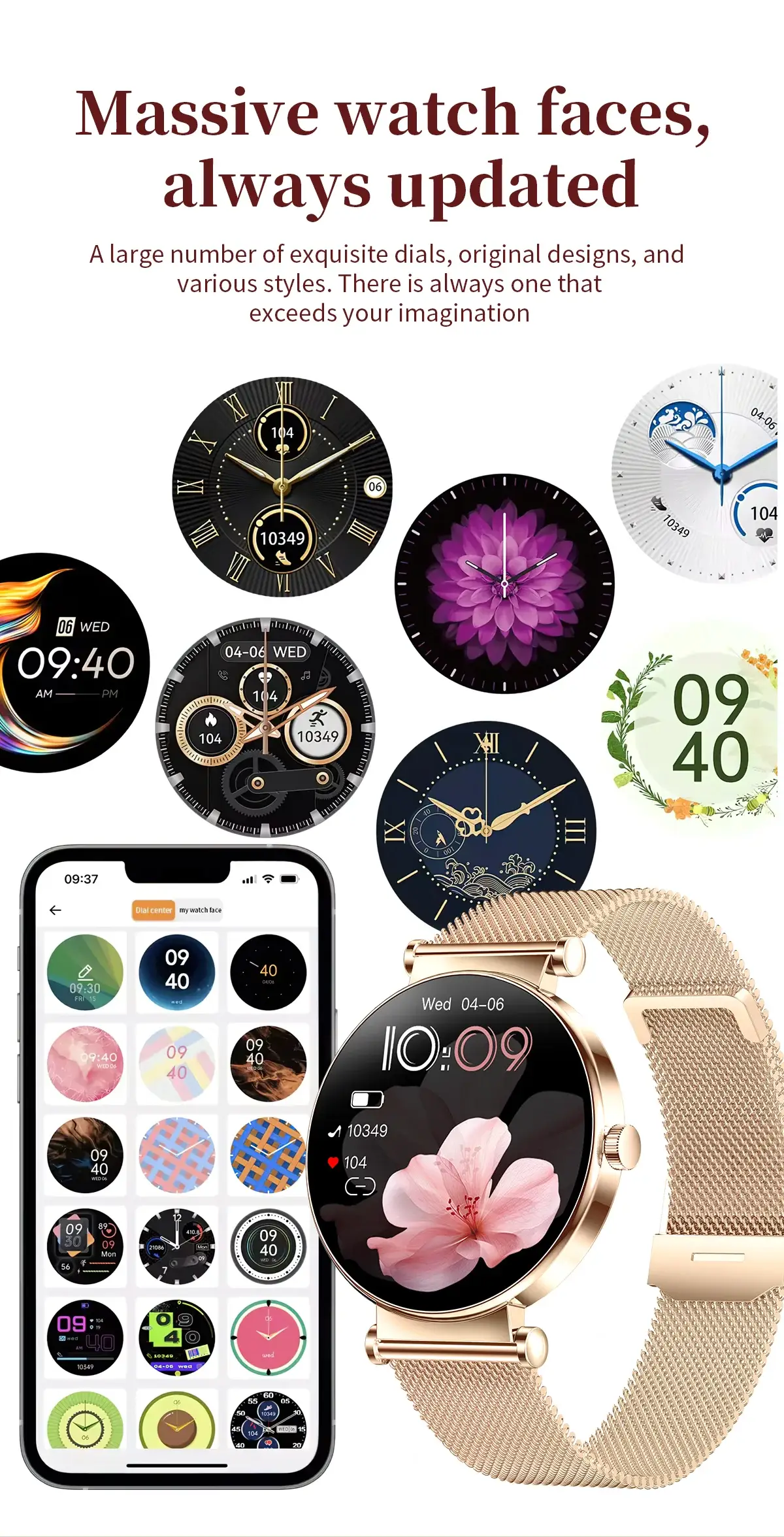 YES Opal Flex AMOLED Bluetooth Calling Smartwatch