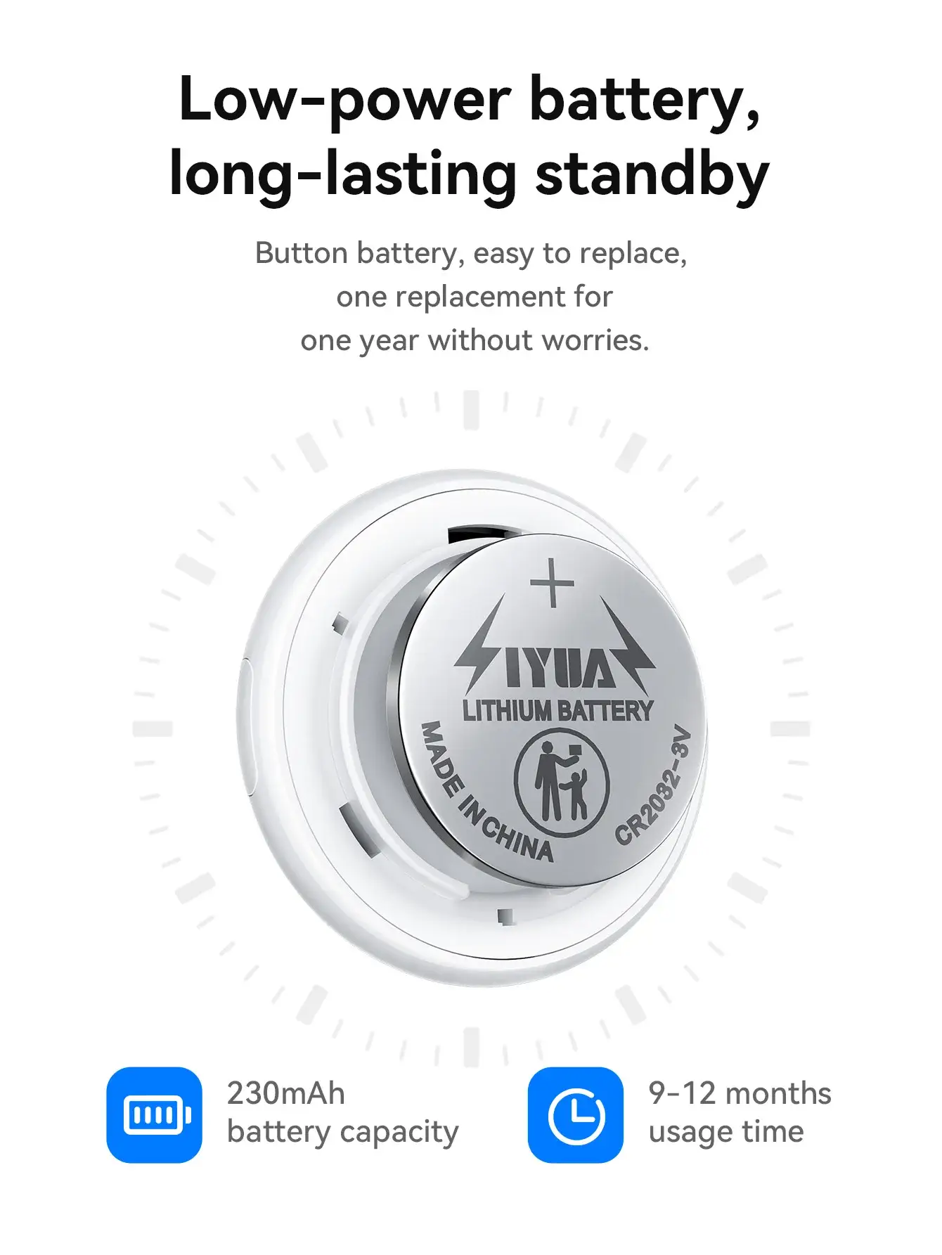 HOCO E91B AirTag Tracker with Adhesive Case Anti-Lost GPS Finder for Bags & Luggage