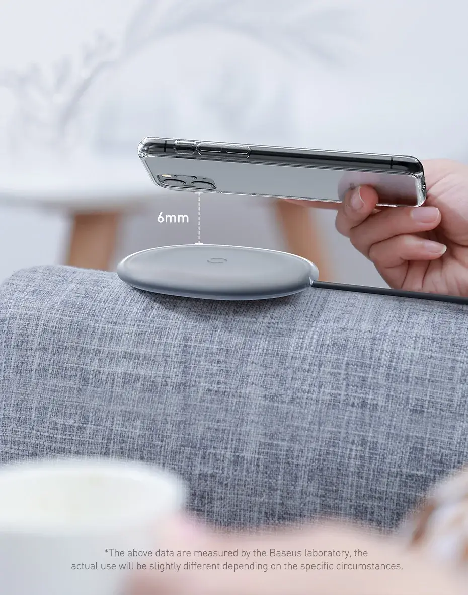 Baseus Jelly BS-W510 15W Fast Wireless Charger Qi-Certified Slim Charging Pad