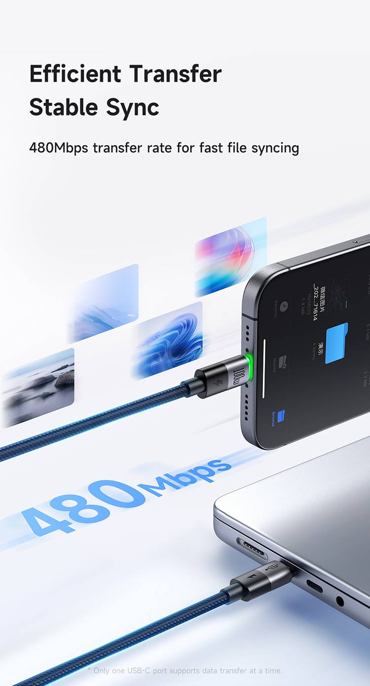 McDodo CA-6700 2-in-1 Fast Charging Cable 100W USB-C to USB-C & Lightning