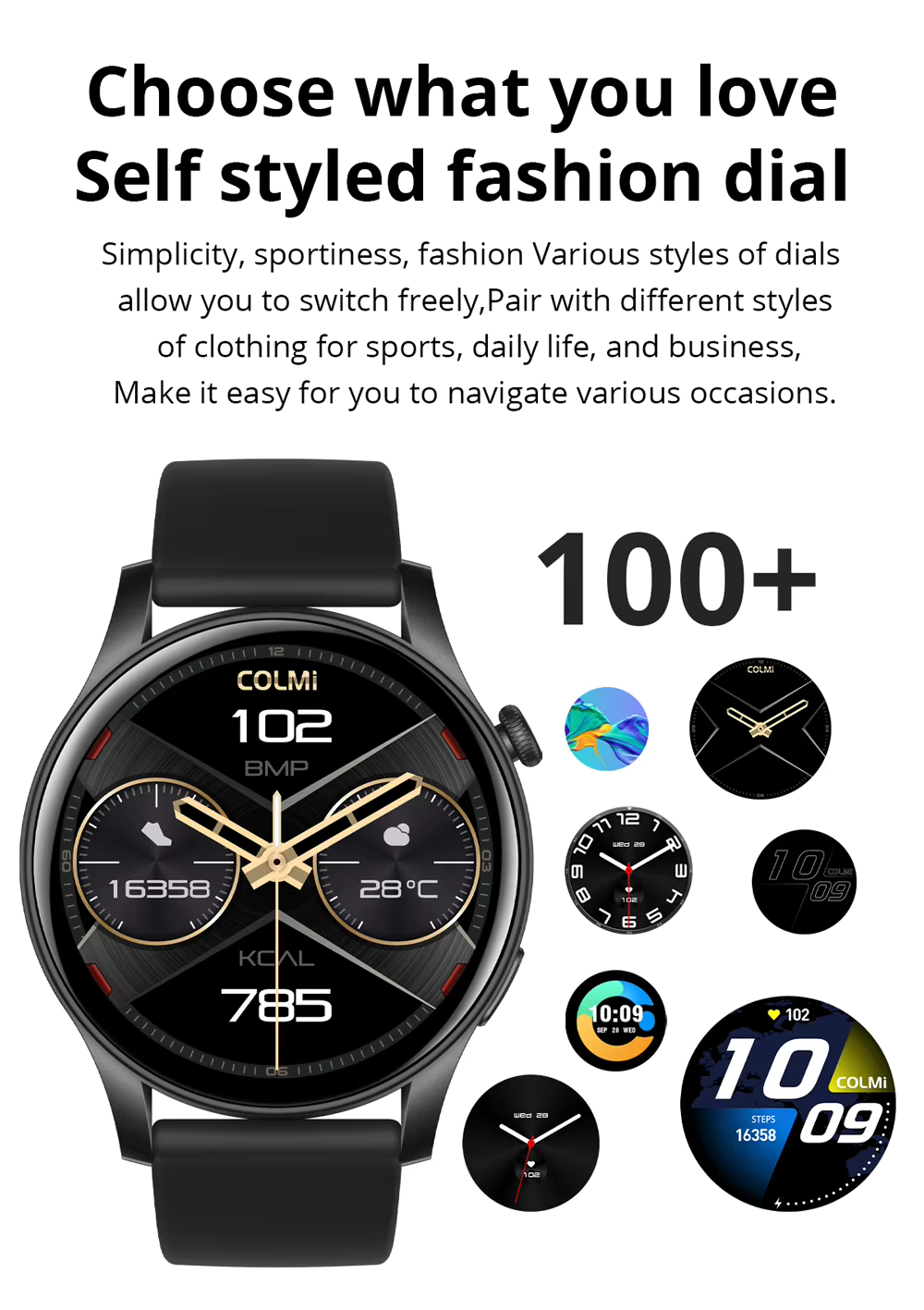 COLMI V73 Smart Watch with AMOLED Display