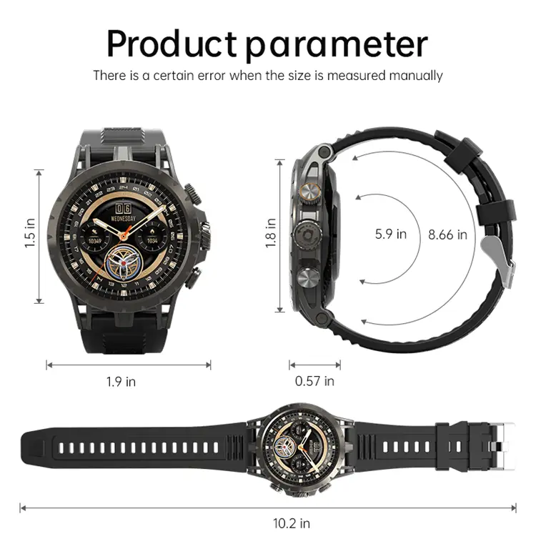 Valdus VG54 Pro AMOLED Display 4G LTE Android Smartwatch