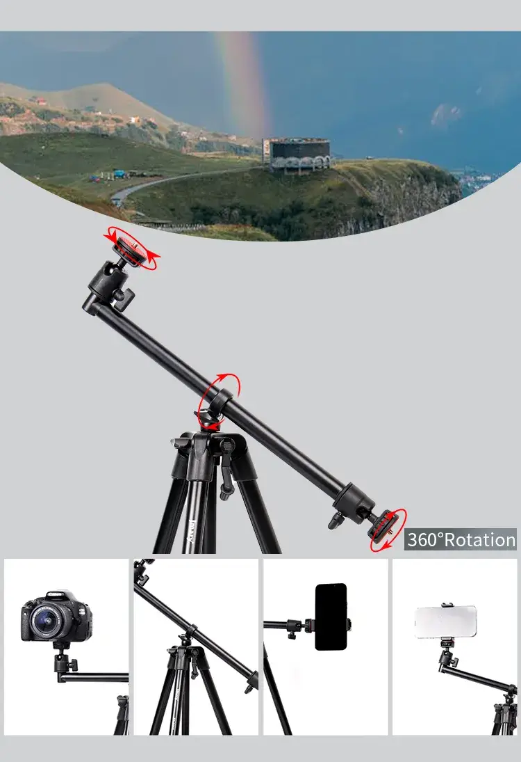 Jmary KP-2207 Portable Aluminum Alloy Tripod Stand