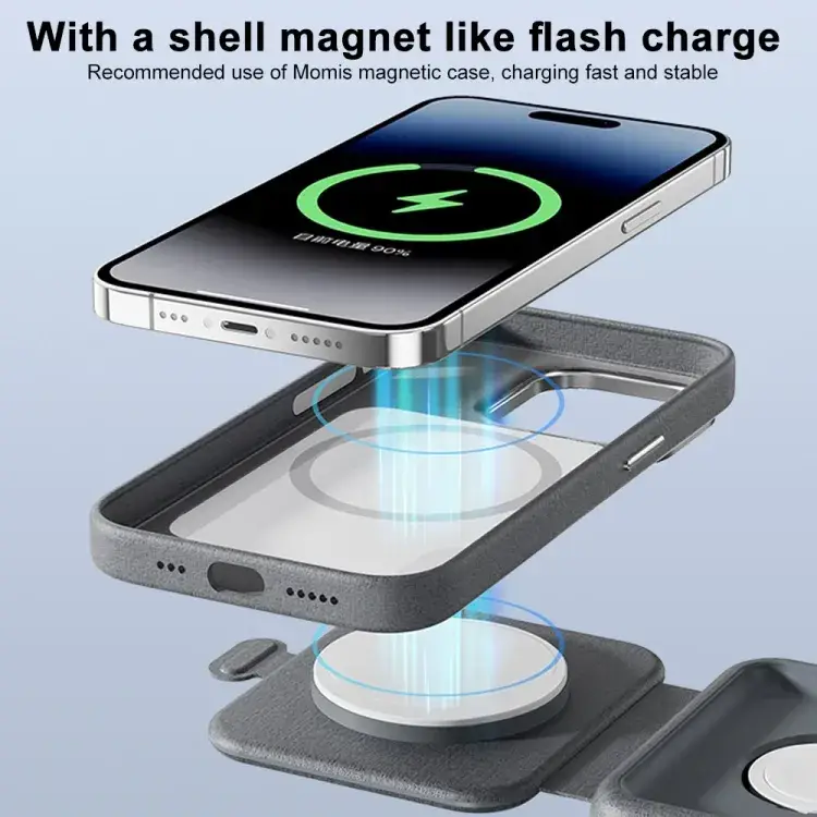 MOMAX Q.Mag Go 2-in-1 Wireless Charger UD30