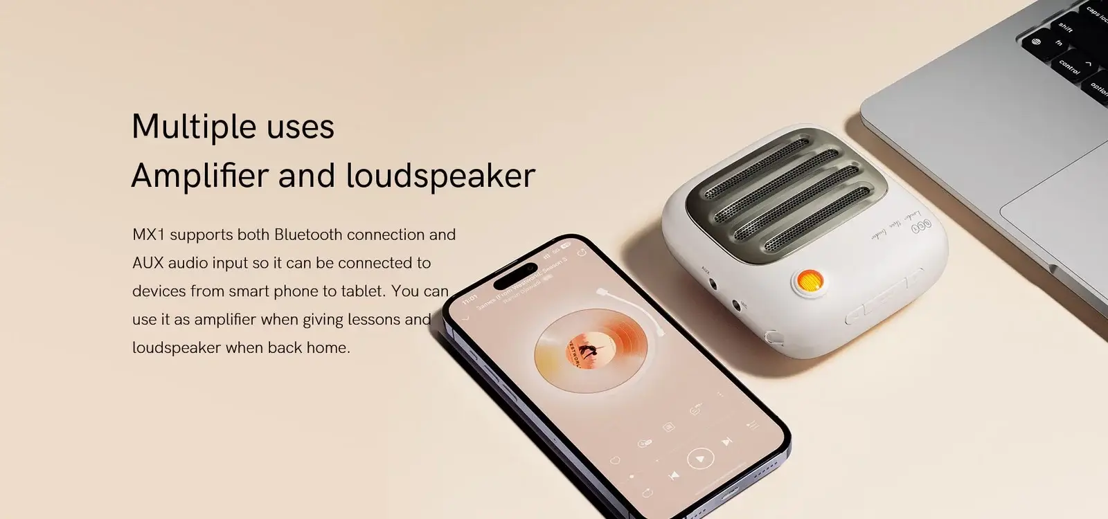 QCY MX1 Portable Wireless Bluetooth Speaker