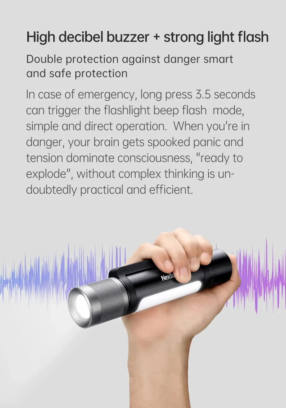 NexTool Thunder 12-in-1 Multifunction Music Flashlight