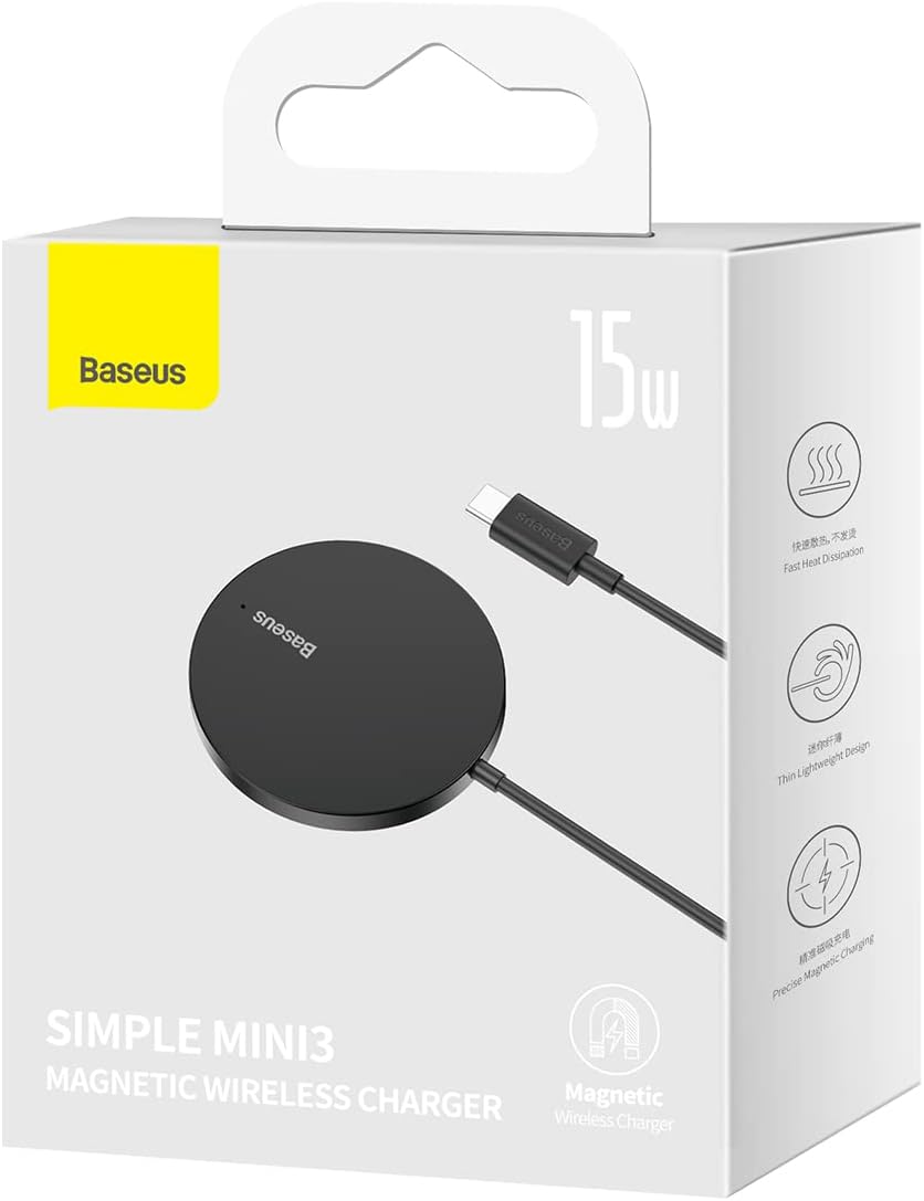 Baseus Magnetic Simple Mini3 15W Fast Charging Wireless Charger