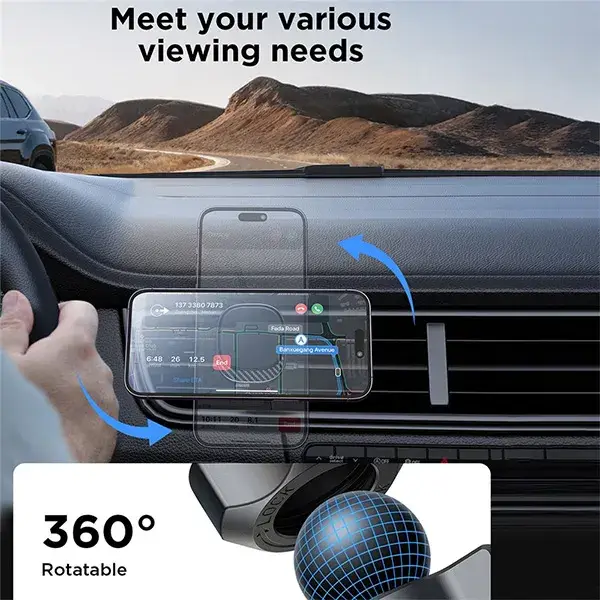 JOYROOM JR-ZS400 Magnetic Car Phone Mount Air Vent & Dashboard Holder