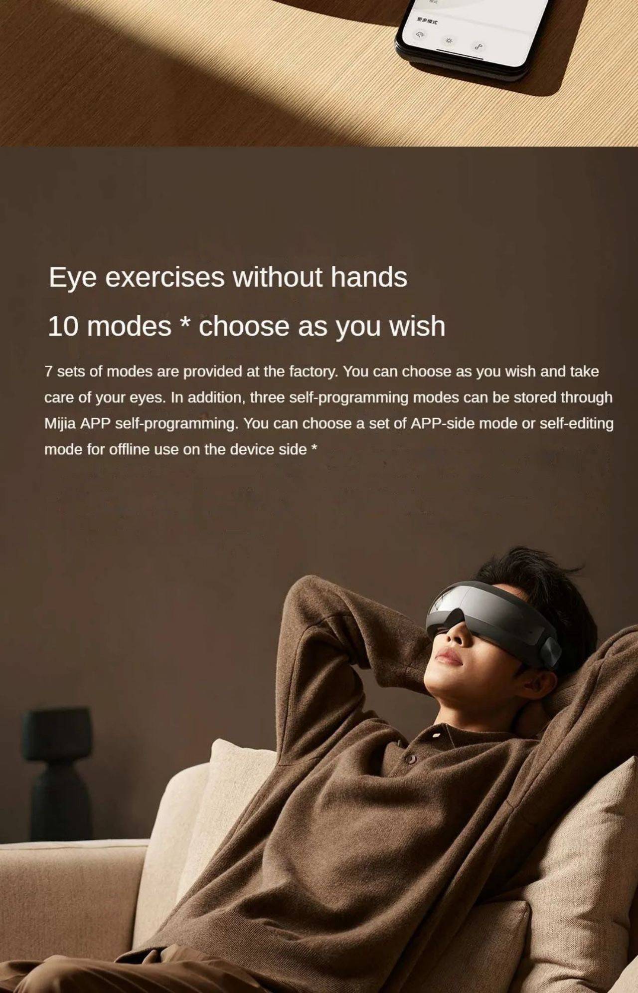 Xiaomi Mijia Smart Eye Massager with Hot Compress & Mi Home App Integration