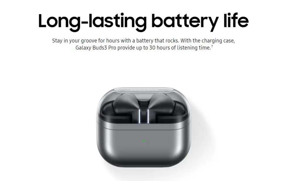 Samsung Galaxy Buds 3 Pro True Wireless AI Adaptive ANC Earbuds