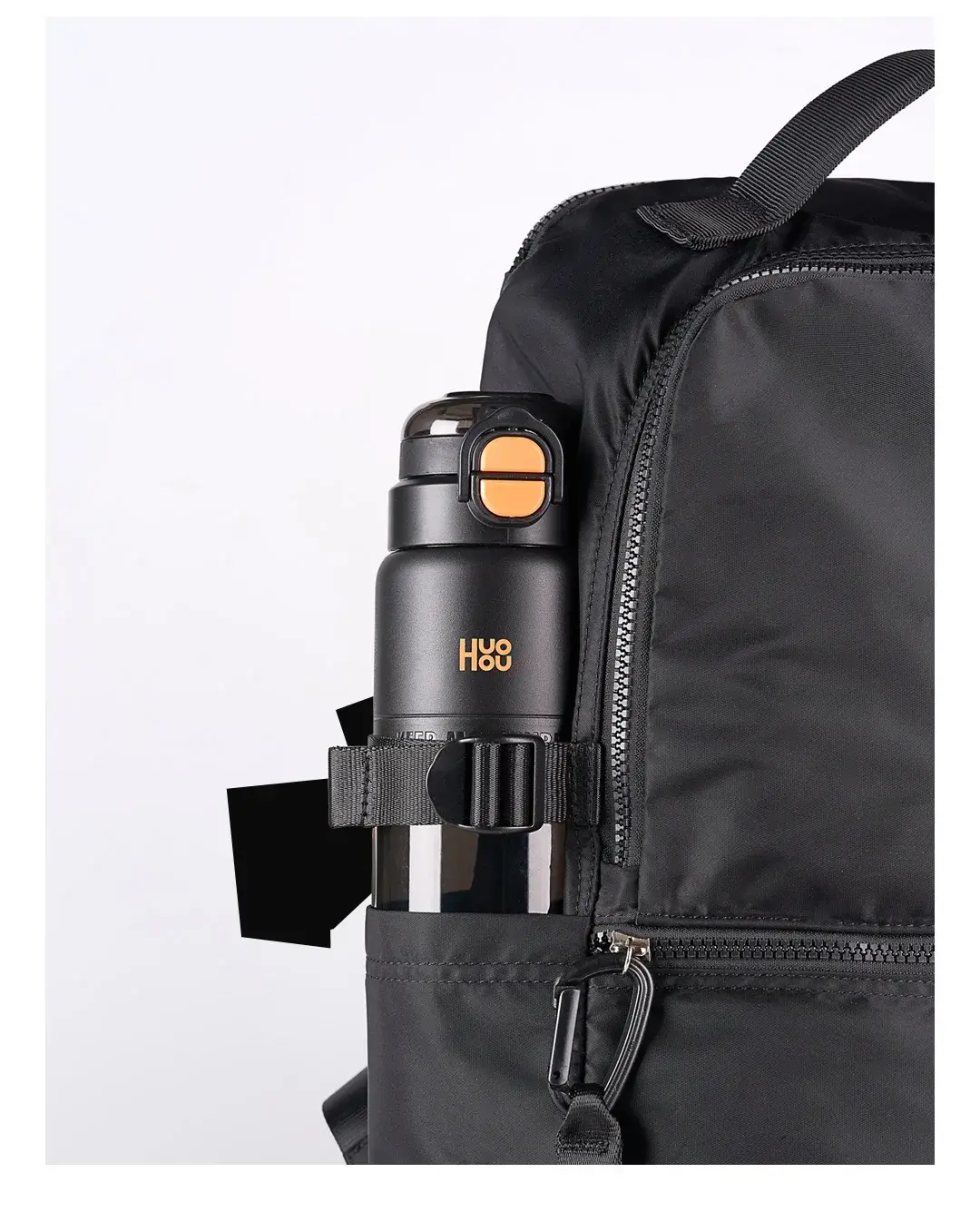 Huohou 750ml Motivational Leak-Proof Reusable Water Bottle for Sports & Fitness