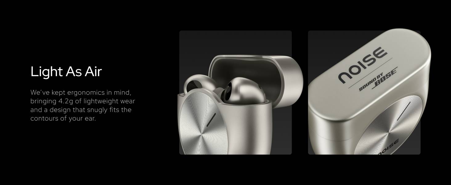 Noise Master Buds by BOSE 49dB ANC 6-Mic ENC & Spatial Audio