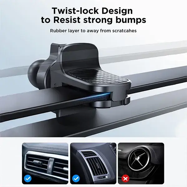 JOYROOM JR-ZS400 Magnetic Car Phone Mount Air Vent & Dashboard Holder