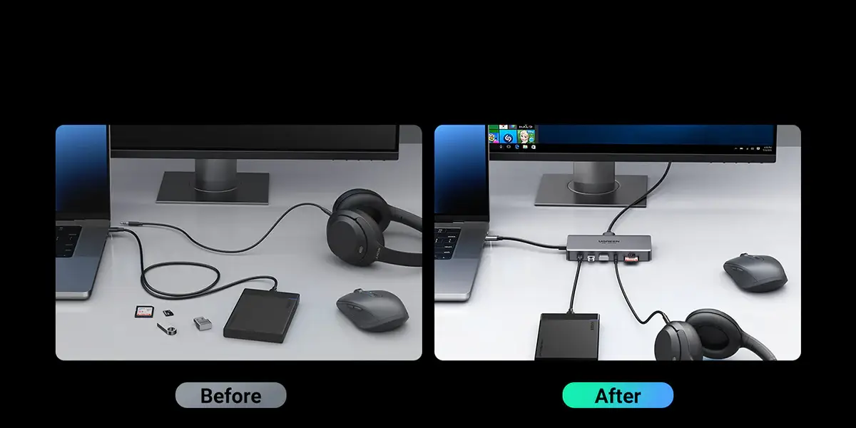 UGREEN CM681 11-in-1 USB Type-C Multifunctional Hub Converter 15965