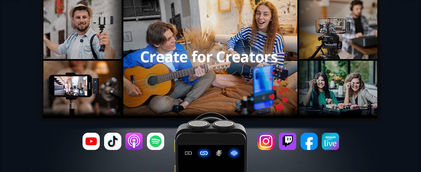 WiWU Wi-WM005 Duo Wireless Microphone ANC
