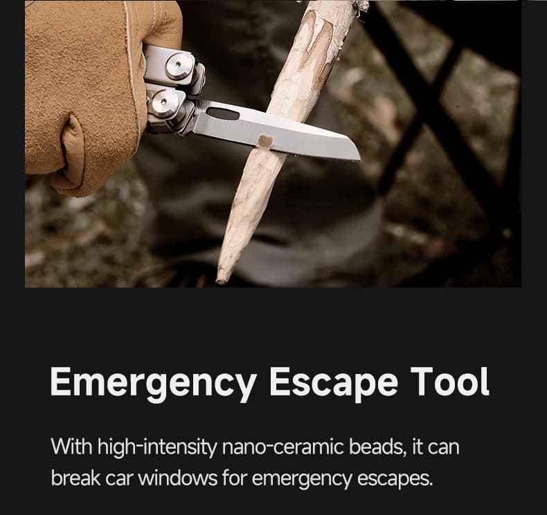 NexTool NE20310 Flagship Max 14-in-1 EDC Multi-Tool with Pliers & Folding Knife