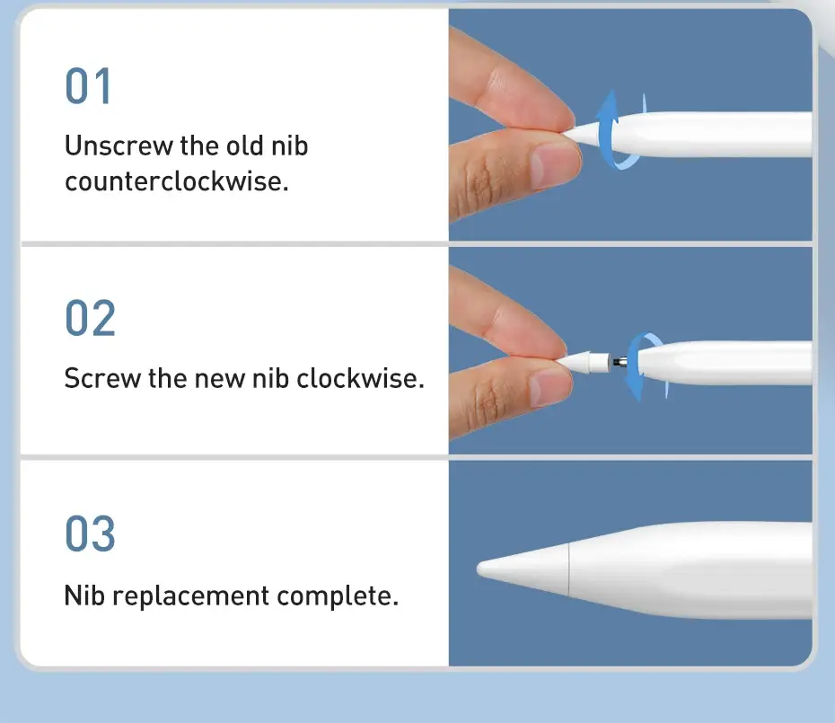 Baseus Smooth Writing Capacitive Stylus Replacement Tips 2-Pack