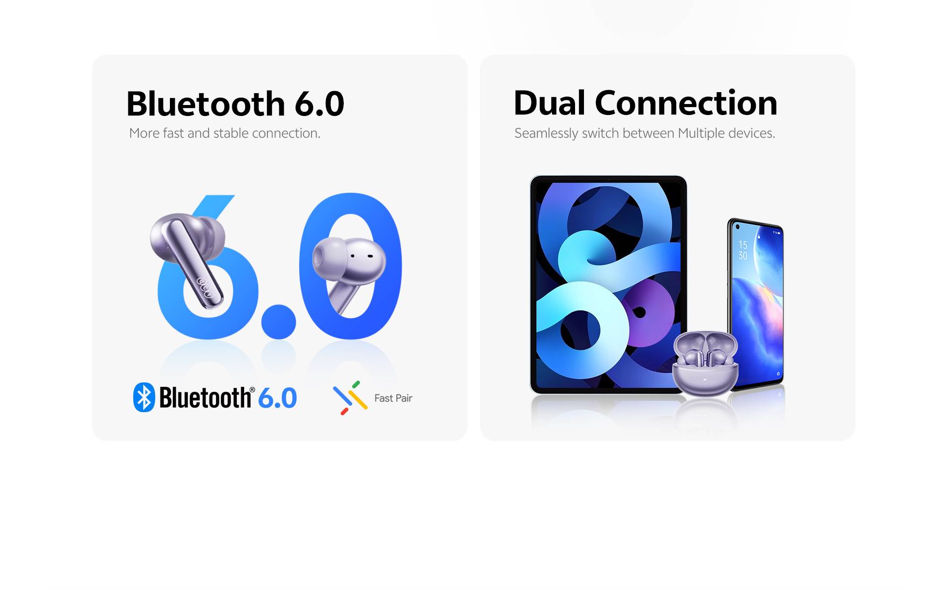 QCY MeloBuds N70 True Wireless Earbuds with 56dB Adaptive ANC & LDAC