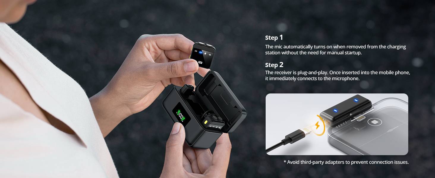 WiWU Wi-WM005 Duo Wireless Microphone ANC