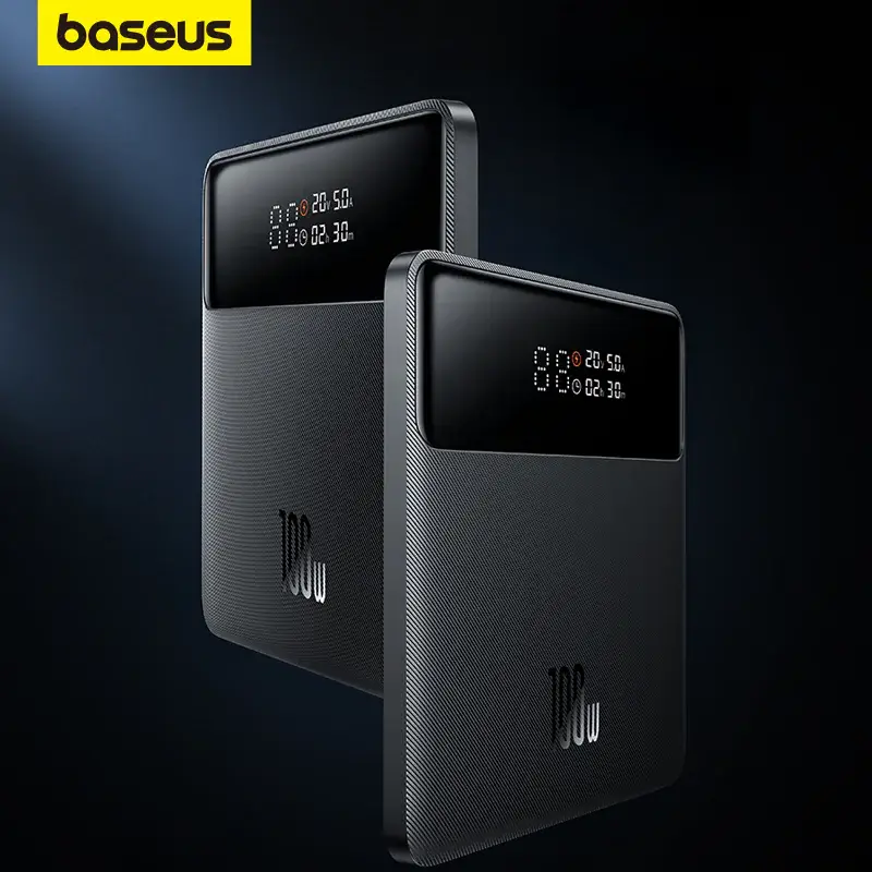 Baseus Blade 100W Power Bank 20000mAh Type C PD Fast Charging Portable Powerbank for MacBook/Laptop