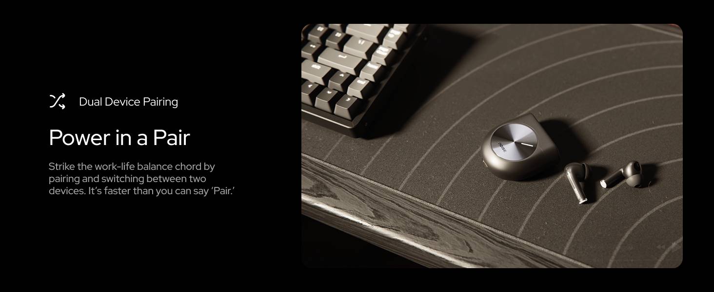 Noise Master Buds by BOSE 49dB ANC 6-Mic ENC & Spatial Audio