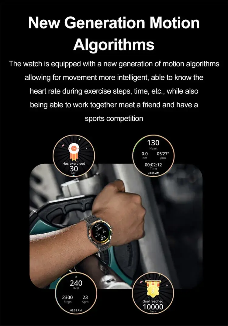 Valdus VS43 Pro AMOLED Bluetooth Calling Smartwatch