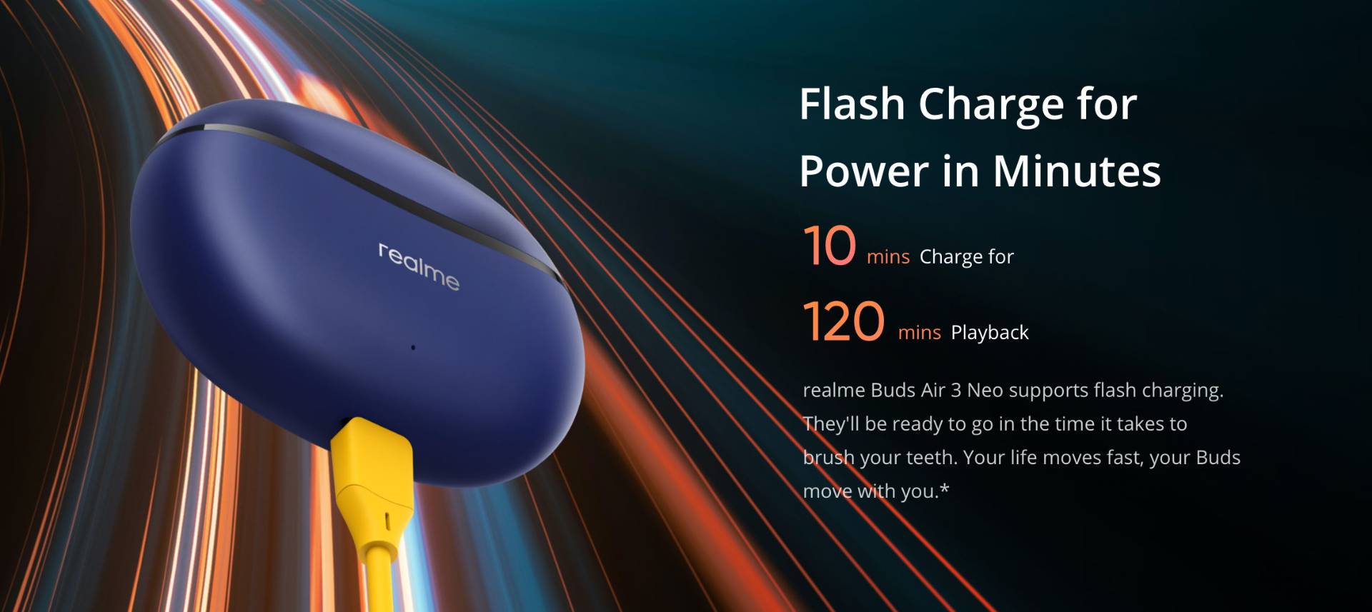 Realme Buds Air 3 Neo with Active Noise Cancellation