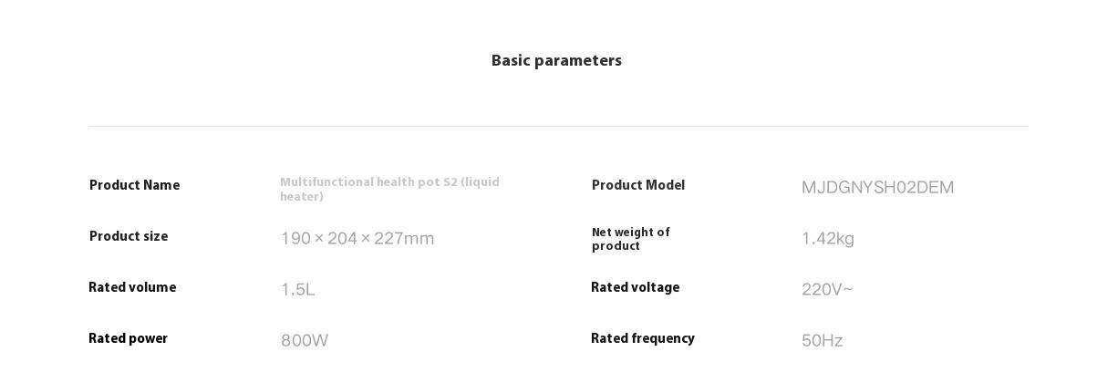 Xiaomi Mijia S2 Multi-Function Health Kettle 800W 304 Stainless Steel