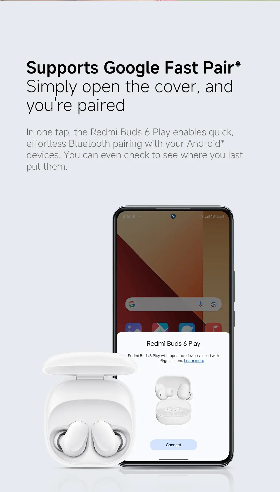 Xiaomi Redmi Buds 6 Play TWS Bluetooth Earphone