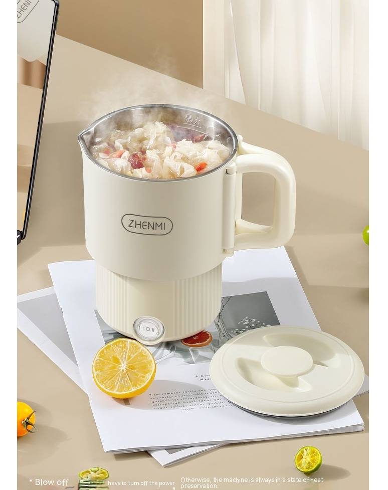 ZHENMI Portable Folding Electric Kettle 800ml Travel & Home Use