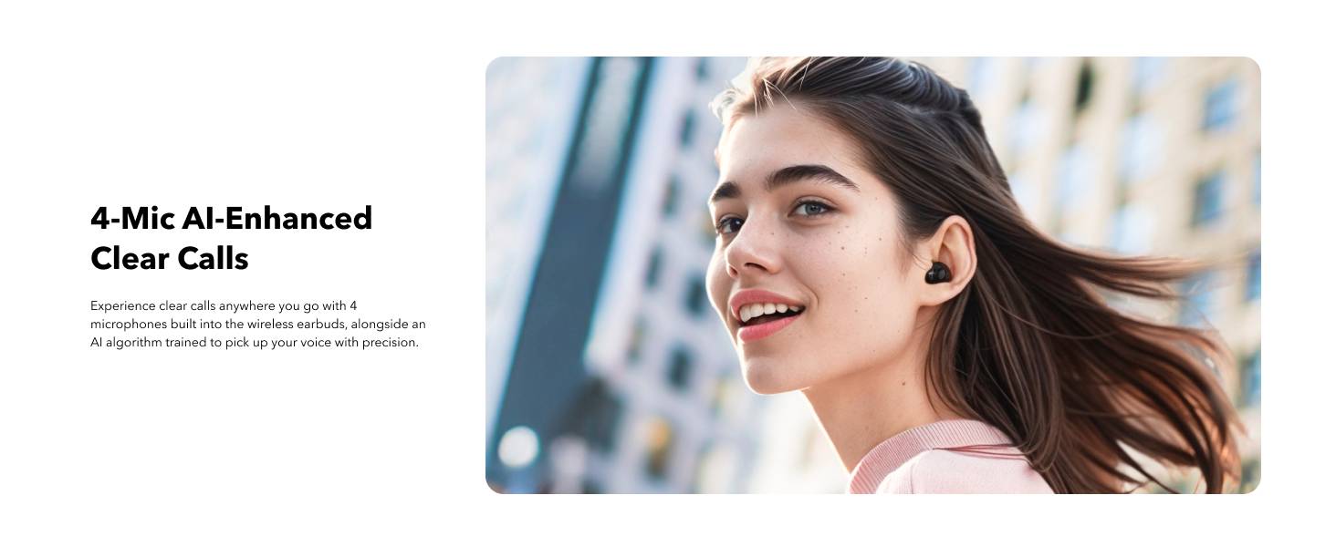 Anker Soundcore A30i Lipstick-Style Smart Noise Cancelling Wireless Earbuds