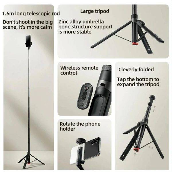 Xiaomi Zoom Floor Standing Bluetooth Selfie Stick Stand