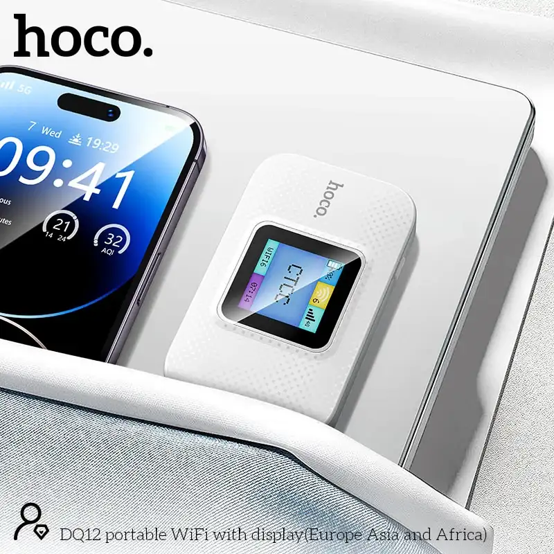 Hoco DQ12 Portable 4G Mobile WiFi Router with LED Display