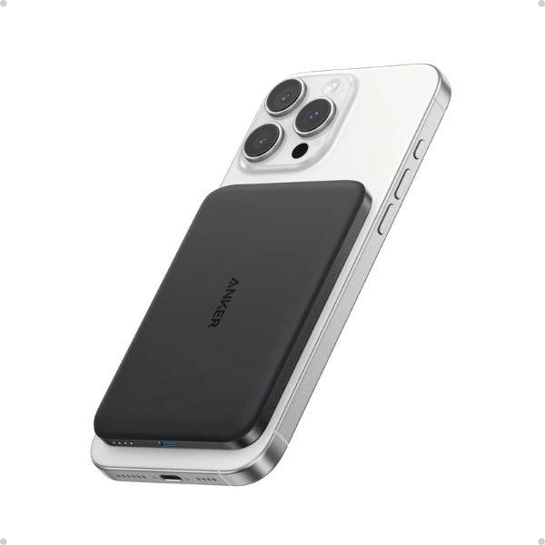 Anker A1665 Nano MagGo Qi2 15W Magnetic Wireless 5000mAh Power Bank