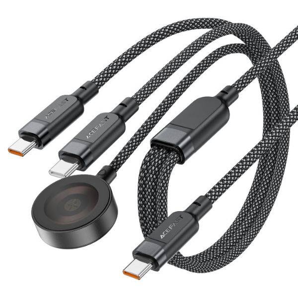 ACEFAST C6-11 3-in-1 100W Fast Charging Cable with Wireless Charger