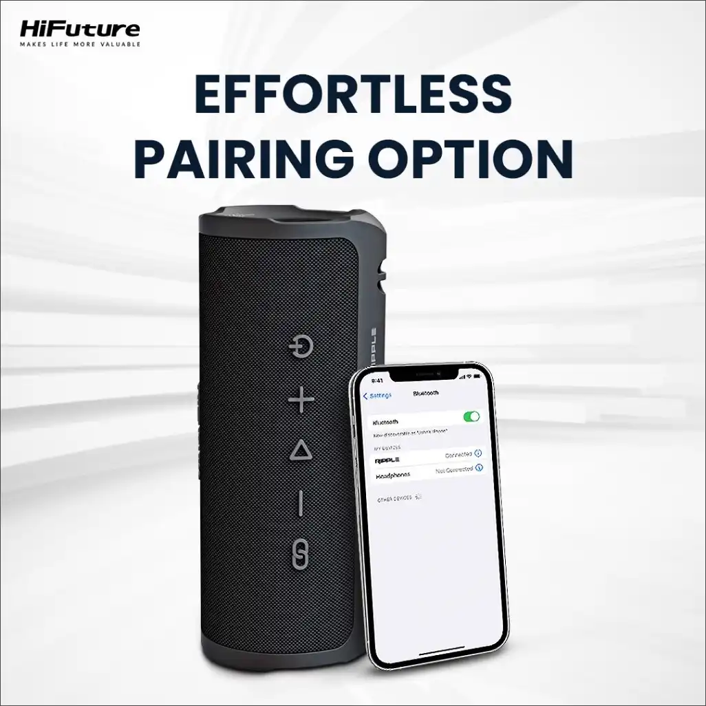HiFuture Ripple Portable Wireless Speaker with 30W Dynamic Sound Output