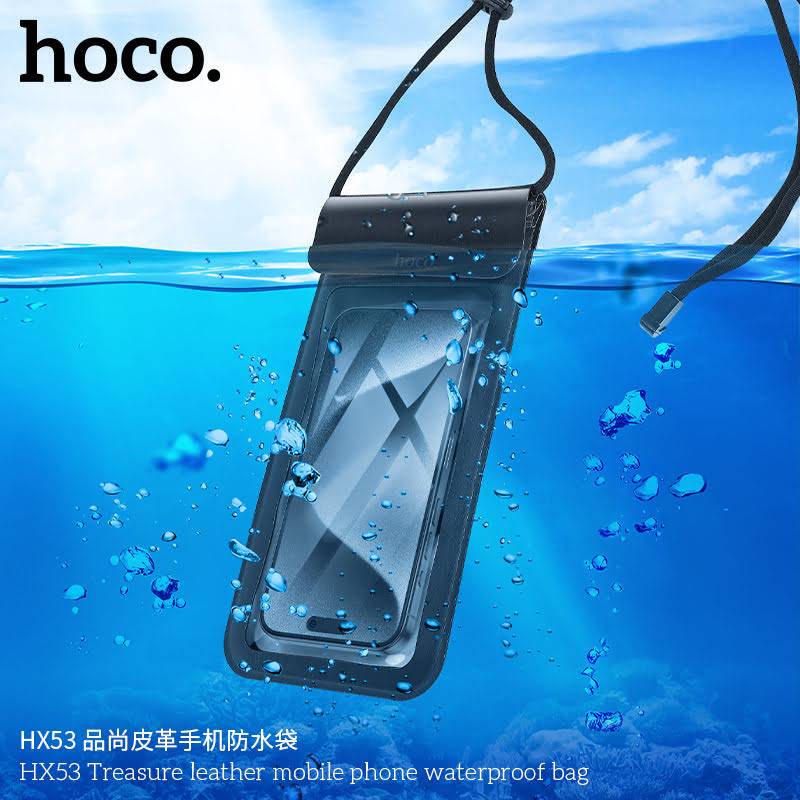 HOCO HX53 Treasure Series Leather Waterproof Mobile Phone Bag