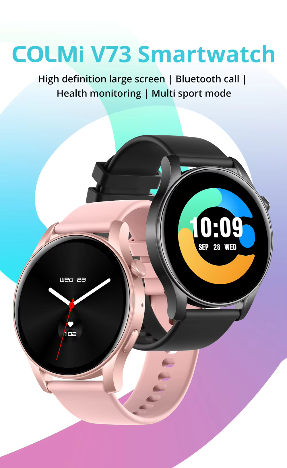 COLMI V73 Smart Watch with AMOLED Display